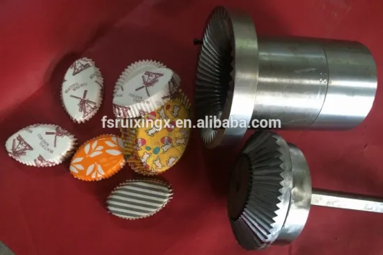 Oval cake paper cup mould