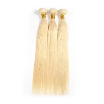 100% Virgin Brazilian Human Hair Extensions 613 Blonde Brazilian Hair Bundles
