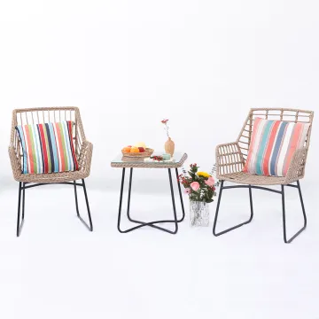 Plastic Wicker Rattan Outdoor Garden Sets for Patio Outdoor Furniture