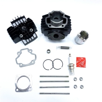 Yamaha PW50 Motorcycle Cylinder Piston Gasket Head Top End Kit (1981-2018, 40mm/10mm)
