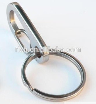 titanium spring snap titanium key hook/titanium keychain from titanium products manufacture
