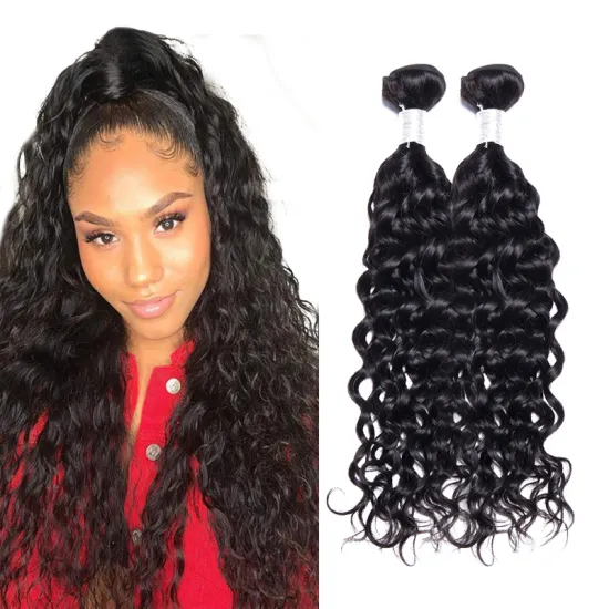 Wholesale Peruvian Cuticle Aligned Remy Hair 9-10a Grade Hair Vendor Water Wave Bundles Unprocessed Human Hair Extension