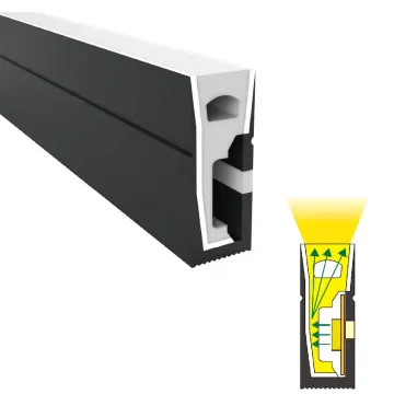 Black Flexible LED Neon Tubes - Dual Color Options (0612, 0616, 1220, 1212, 1616, 2020)