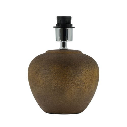 Moderno candeeiro de mesa em cerâmica de bronze escuro para interiores de casa