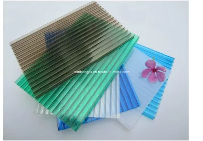 100% Prime Bayer Makrolon Polycarbonate PC Hollow Wall Roofing Sheet