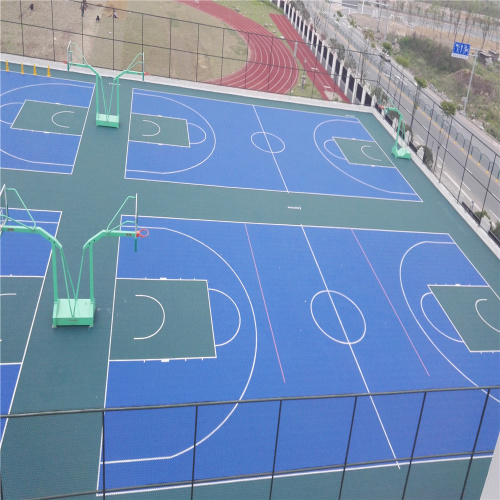 PP Court Tiles vloeren voor outdoor basketbalveld