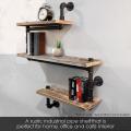 Modern Ladder Pipe Wall Bookshelf Bracket