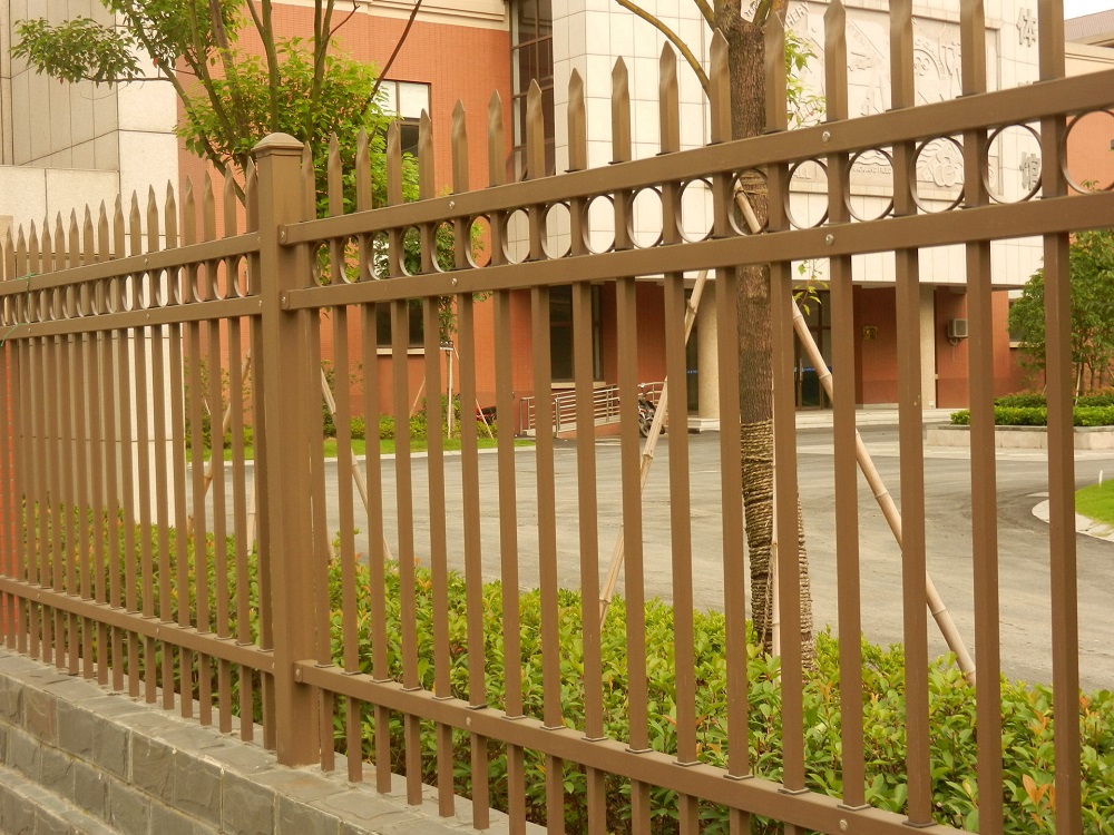 High Security PVC Coated Galvanzied Zinc Steel Fence