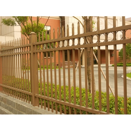 Zabezpieczone PVC ocynkowane ogniowo ogrodzenie ze stali cynkowanej