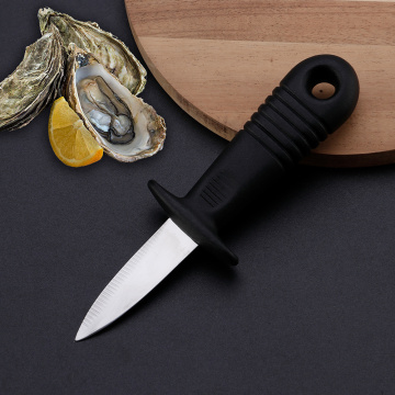 Oyster Shucking Knife with Black Handle