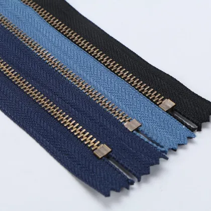 Brass Zipper Metal Zipper for Jeans