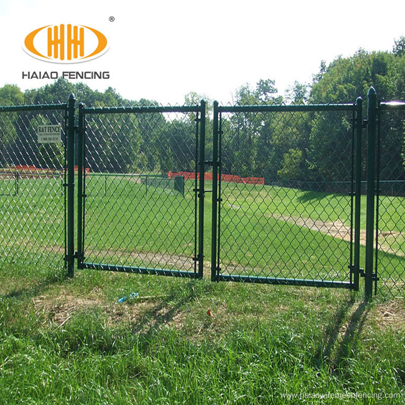 High quality galvanized chain link gate design