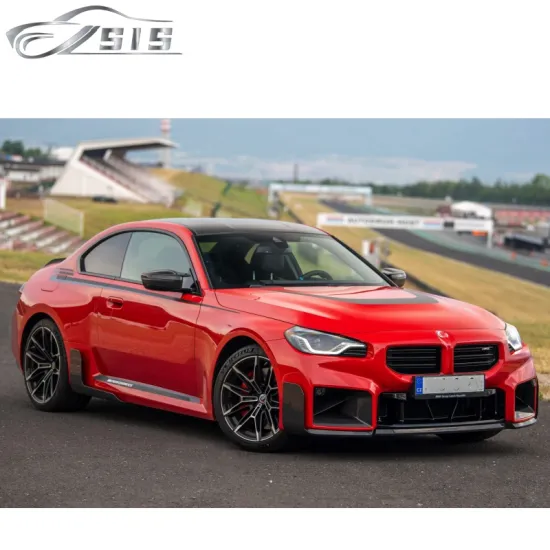 G87 M2 Front Lip - DRY Carbon Fiber Front Spoiler in 3 Pieces for G87 M2