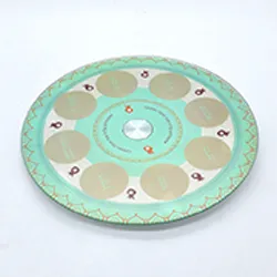 35cm toughened glass popular picture plate