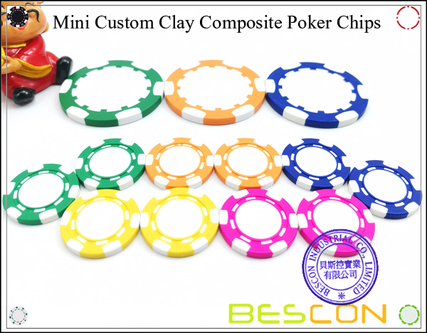 Bescon New Style Clay Chip with Custom Sticker-13