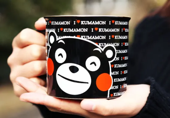 Baked flower creative ceramic mug