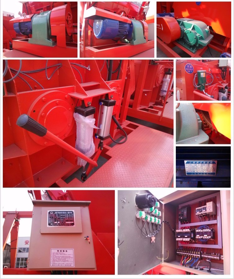 Details concrete mixer 1