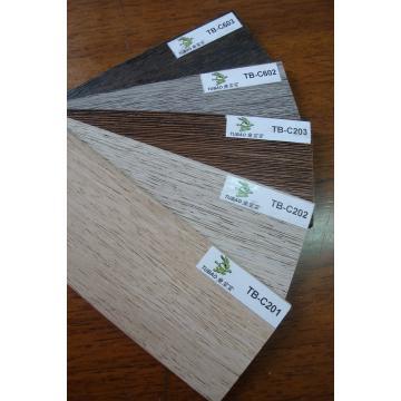 50.8mm wood blind-african whitewood slates- scratched design slats-