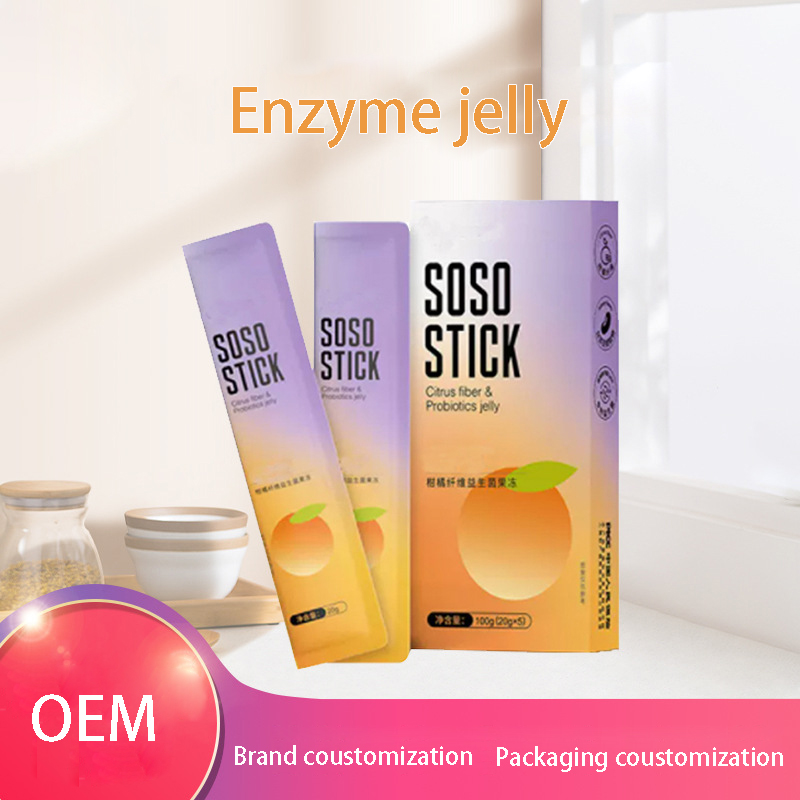 OEM/ODM Natural Flavor Fruit Fiber Fat Loss Probiotic Detox Enzyme Jelly Weight Loss Slimming Jelly For Women