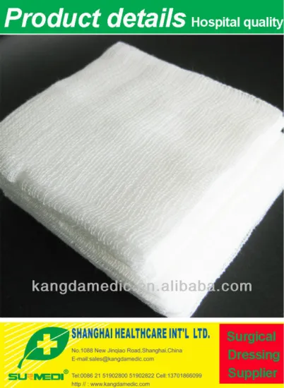 Sterile Gauze Sponges 100% cotton gauze