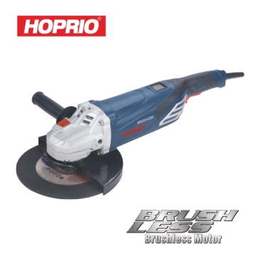 HOPRIO alta calidad 2500W herramientas eléctricas AC motor sin escobillas 230mm amoladora angular