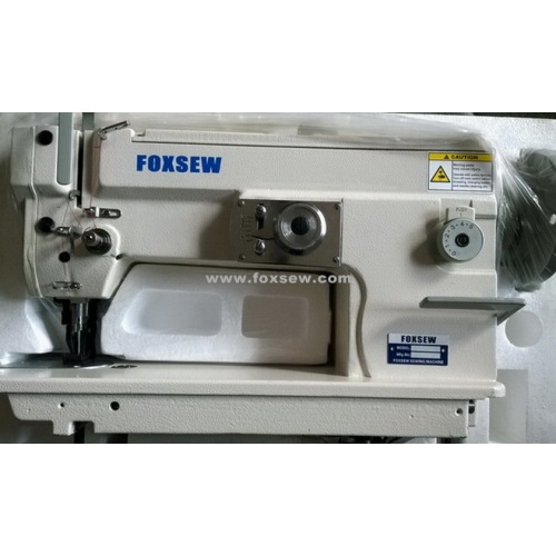 Máquina de costura em zigue -zague para uso pesado e inferior e parte superior (lubrificação automática e gancho grande)