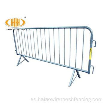 Metal Galvanized Crowd Control Barrera peatonal