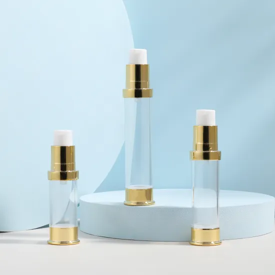 Custom Logo Airless Pump Bottles Empty Cosmetics Bottles