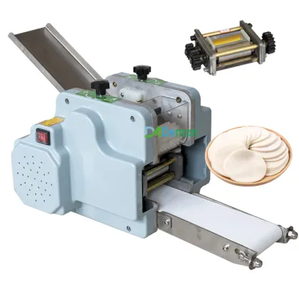 Demando Mini Dumpling Empanada Wrapper Machine | Tortilla Taco Gyoza Skin Former Maker | Egg Roll Spring Roll Skin Making Machine (2021)