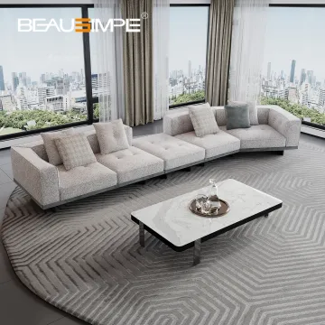 Italian Minimalist Fabric Living Room Couch