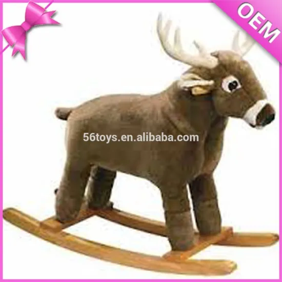 new products toys plush deer rocking horse