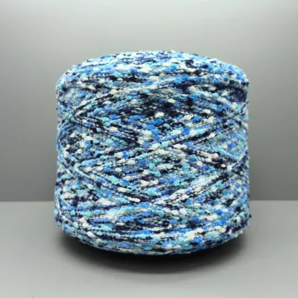 Wholesale Colorful Polyester Pompom Yarn for Yarns