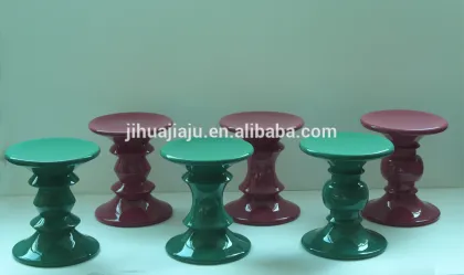 Fiberglass stool/ ABC colorful painting stool/modern leisure furniture