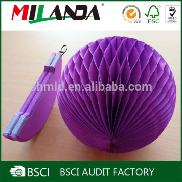 Wholesale custom high quality decorative honeycomb ball