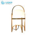 Lampu Meja Kayu Klasik LEDER