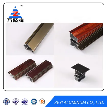 Powder coating aluminum shutter for sliding door