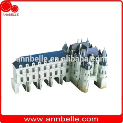 3d educational puzzle 3d puzzle Chateau de Chenonceau (France)