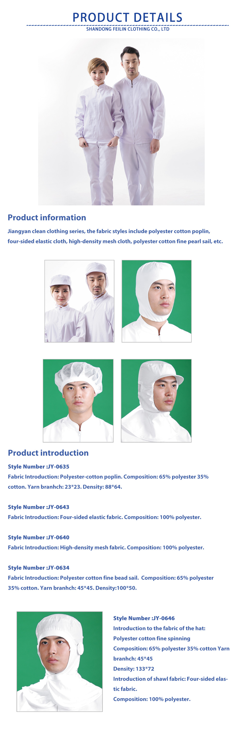 Detailed picture (food service hat)