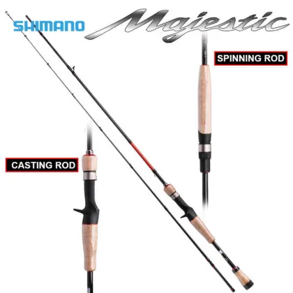 SHIMANO Majestic High Carbon Fiber Ultralight Fishing Rod with EVA Handle