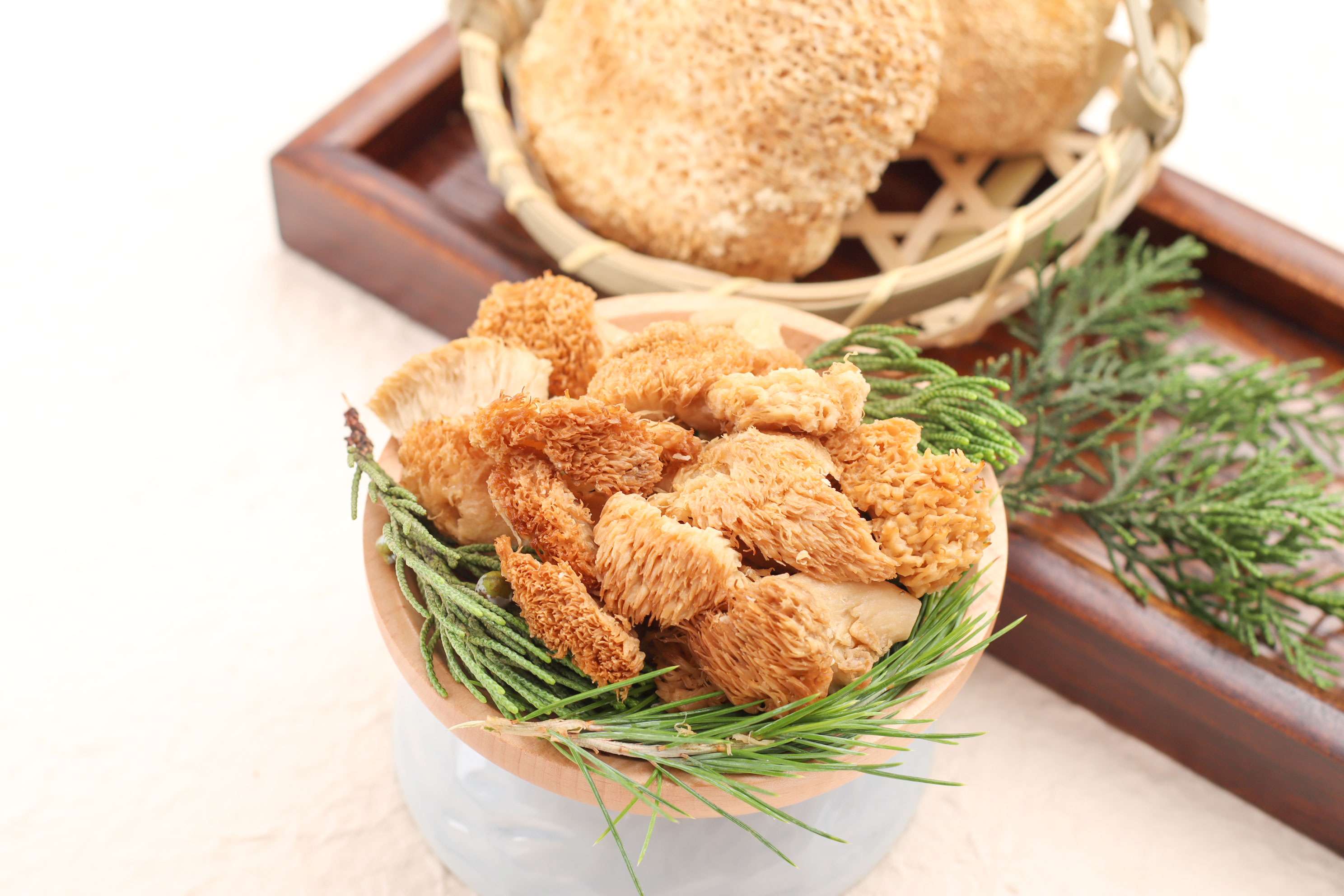 Fried Lion's Mane Mushroom