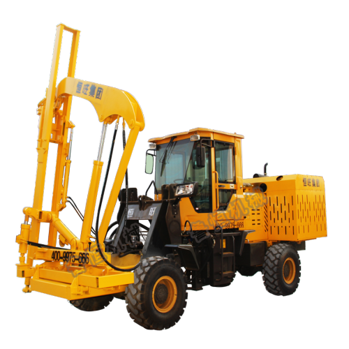 Hydraulic Pole Drivers With Multiple Mounting Options