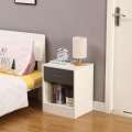 Wood Nightstands Dresser Bedside Table Minimalist Bedroom