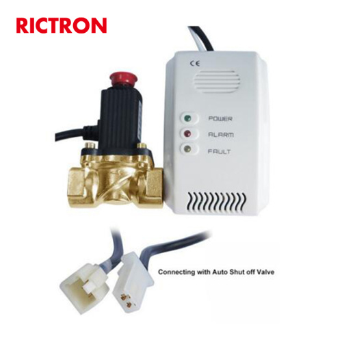 Alarme de vazamento de gás de fabricação da Rictron Detector de vazamento de gás butano propano metano