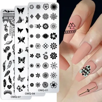 Christmas Snowflake Stainless Steel Nail Stamping Plates: A Comprehensive Guide to Pattern Prints and Stencils for Nail Art