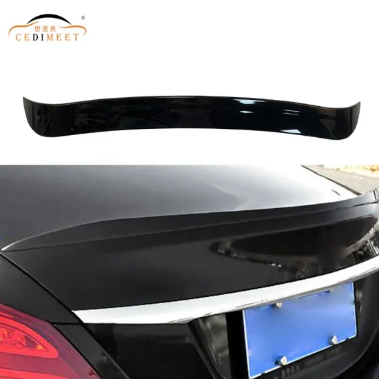 Glossy Black ABS Rear Roof Spoiler for Benz CLA W117