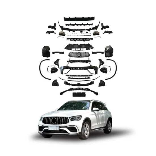 GBT Upgrade AMG Style Front Bumper Grille Kit for Mercedes-Benz GLC W253