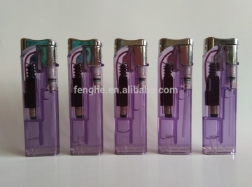 thin electronic lighter with clear color FH-805 ISO9994 CR lighter manufacturer