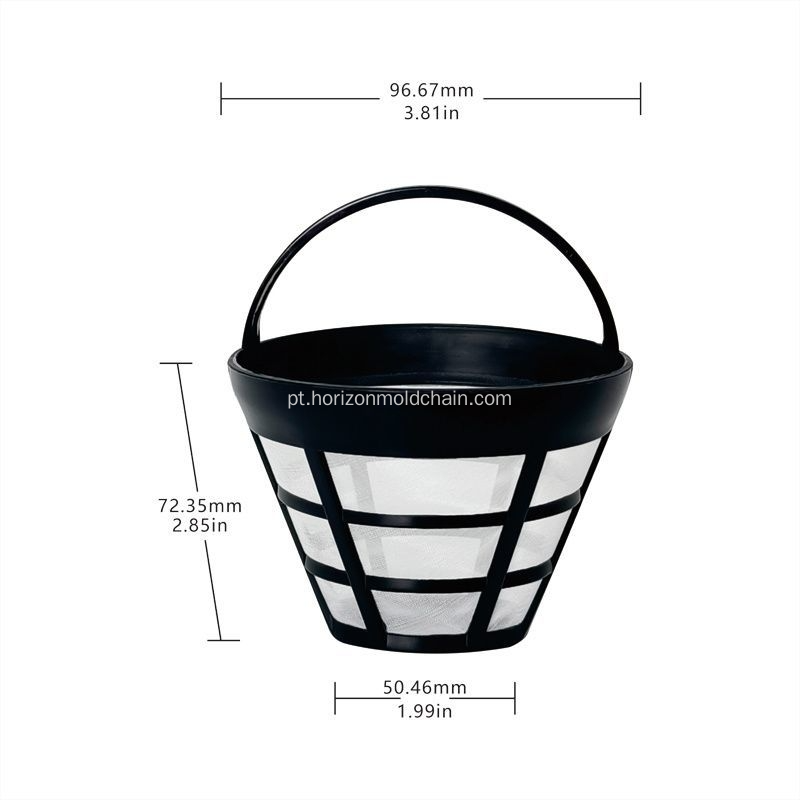 Moldes de injeção de filtro de café K-Cup