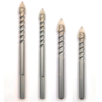 Professional Diamond-Tipped Cylinder Shank Glass Drill Bits for Tile and Ceramic Drilling