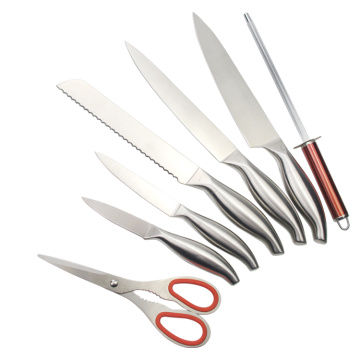 Cuchillo de cocina de acero inoxidable 8pcs